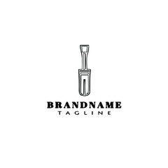 cute screwdriver logo template icon vector