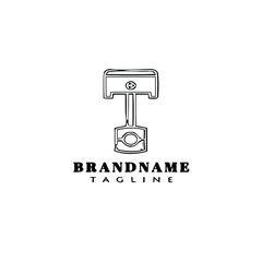 turbo charger logo cartoon icon design vector illustration