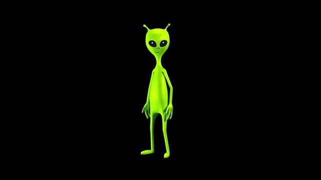Alien greets