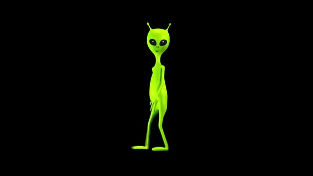 Alien walks