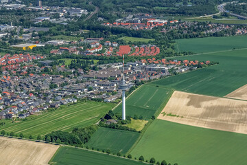 Luftbild Fernsehturm Broitzem Braunschweig