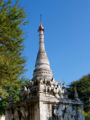 Pagoda Kuthodaw, tradycyjna kultura Myanmar, Mandalaj Myanmar (Burma)