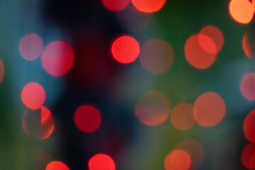 fairy defocus red abstract background carnival lights