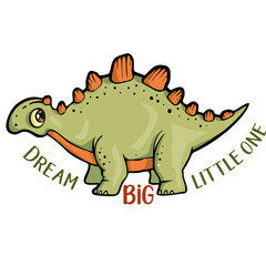 Dinosaur Hand drawn typography poster set. Conceptual handwritten phrase craft T shirt hand lettered calligraphy. Vector illustration