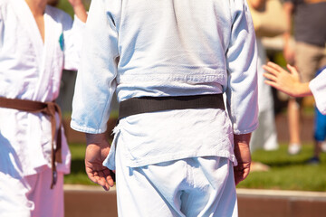 Martial arts sports training or school class