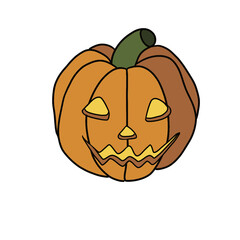 halloween pumpkin face