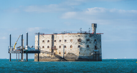 Le Fort Boyard dans l'embouchure de la Charente