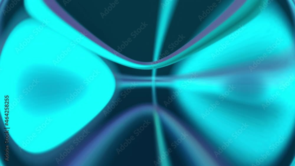 Aufkleber blurry futuristic 3d render textures with changing shapes. cosmic digital gradient of sound and magn