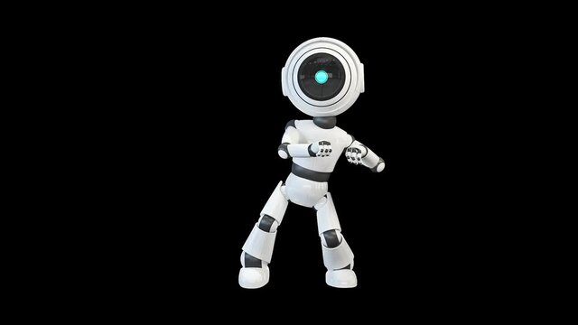  Robot silly dancing