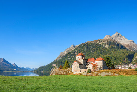 Castle crap da sass, Engadine, Switzerland