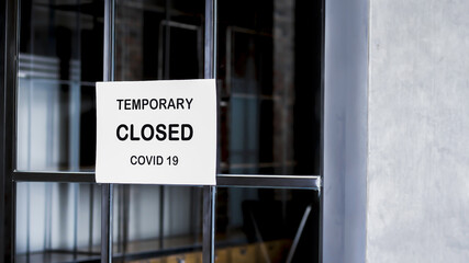 office temporary closed, due covid 19