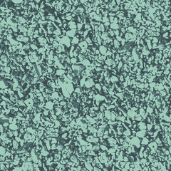 Seamless pattern with sea pebbles and shells. Realistic underwater sandy texture. Repeating vector background with emerald seabed. Suitable for wallpaper, wrapping paper, fabric, floor covering design