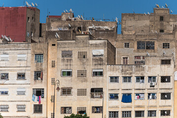 Fassade in der Medina von Fes, Marokko