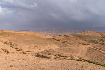 Fototapeta na wymiar Wüstenlandschaft in Marokko