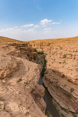 Schlucht im mittleren Atlas in Marokko