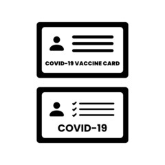 vaccine passport icon, vaccination certificate against covid-19 with check mark, medical card or passport for travel in time pandemic, thin line symbol on white background, editable stroke vector