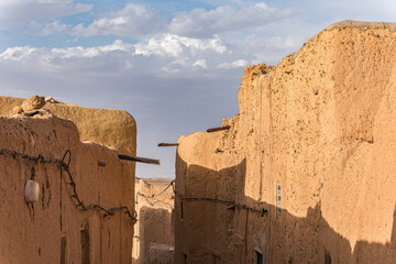 Lehmhäuser in Marokko