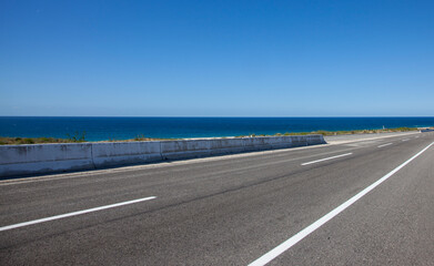 cool road sea view, sea side, waves, mexico, baja californoa