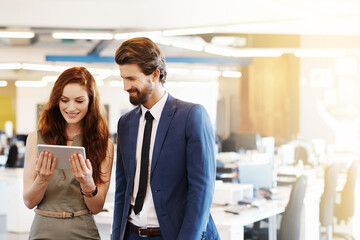 Obraz premium Shared knowledge is a great asset to business