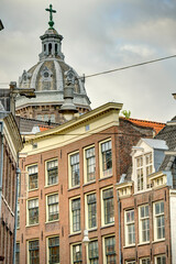 Fototapeta na wymiar Amsterdam Landmarks, HDR Image