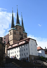 Fototapeta na wymiar Erfurt, Domplatz Severikirche