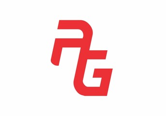 Simple shape of AG initial letter