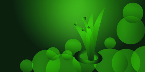 abstract green background