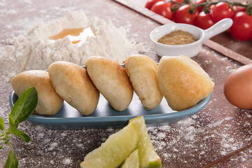 alimento salgado esfiha assado lanchonete