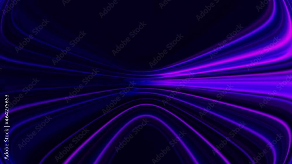 Aufkleber blurry futuristic 3d render textures with changing shapes. cosmic digital gradient of sound and magn