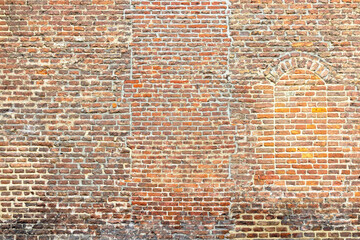 picture of an old brick wall for background texture