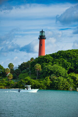 Jupiter Lighthouse and Boat