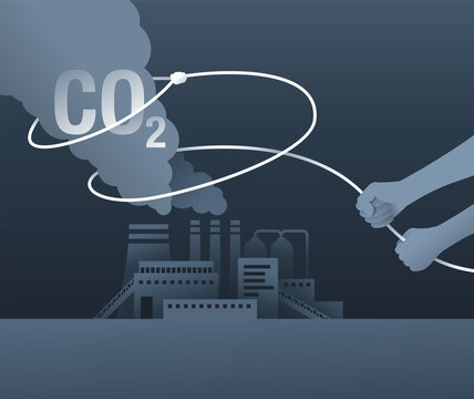 Carbon Dioxide Capture Technology metaphor