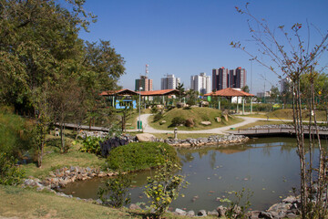 locais jacarei parque lago paisagem urbano