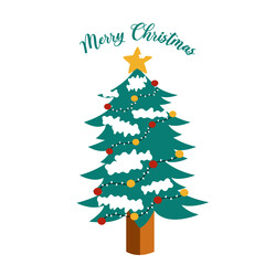 christmas tree illustration