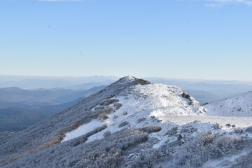  Snow-Capped Mountain Peak Under Blue Sky, Bjelolasica, Gorski Kotar, Croatia, Kula (1534 m)