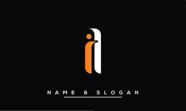 IL,  LI,  I,  L   Abstract Letters Logo Monogram