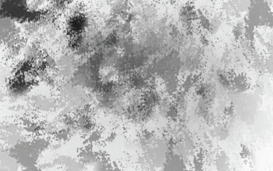 Grunge background black and white. Abstract monochrome texture. Pattern of cracks, chips, scuffs, scratches, cracks  . Black and white grunge texture. Ink spots