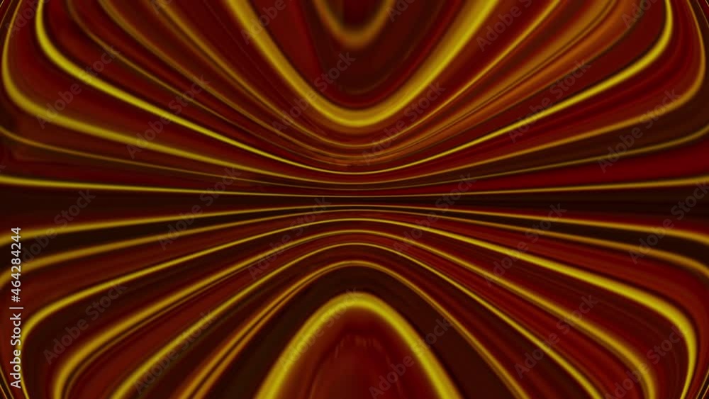 Aufkleber blurry futuristic 3d render textures with changing shapes. cosmic digital gradient of sound and magn
