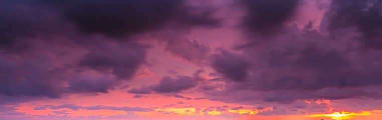 clouds and pink sky,Pastel color pink and purple sky at sunset,Moody purple sky