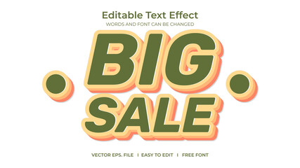 Big sale text effect style