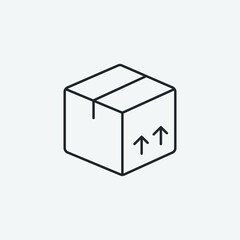 Shipment vector icon illustration sign