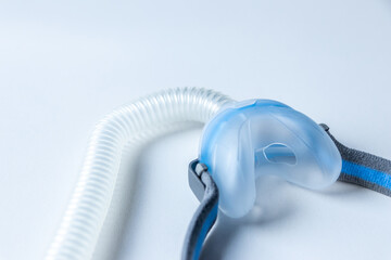CPAP mask against obstructive sleep apnea helps patients respirator mask headgear clip for nose and...