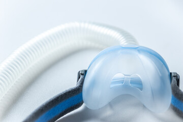 CPAP mask against obstructive sleep apnea helps patients respirator mask headgear clip for nose and...