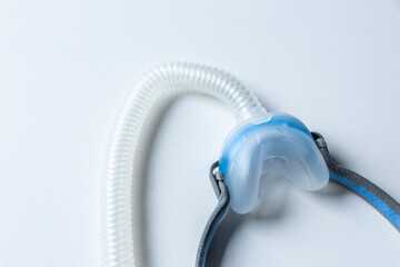 CPAP mask against obstructive sleep apnea helps patients respirator mask headgear clip for nose and...