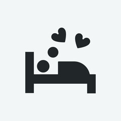 Love_boats vector icon illustration sign