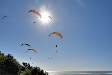 Paraglyding at the 