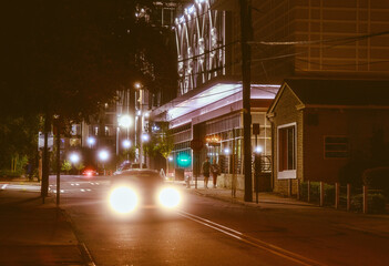 Atlanta - Drifting City at Night