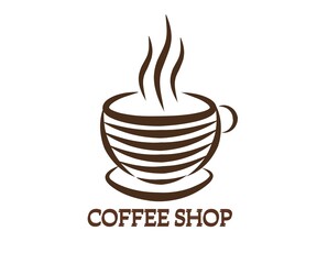 Coffee shop logo. Coffee shop icon.coffee shop vector design.