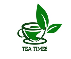 Natural tea logo. Natural tea icon. tea shop vector. tea time.