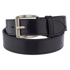 black leather belt